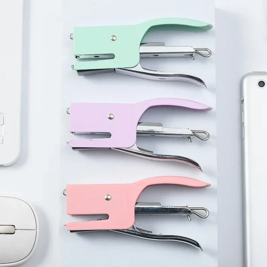 Tron-Pince d'emballage professionnelle en métal, capacité de 16 feuilles, pratique, bureau, étudiant, enseignant, 1 pièce