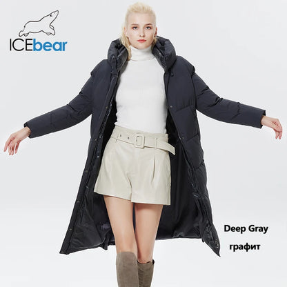 ICEbear-Parkas à capuche en coton pour femmes mode, 2023