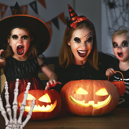 Ornement de main de crâne d'halloween, décor de fête d'horreur pour maison hantée, accessoire de main, cadeau de rassemblement de carnaval