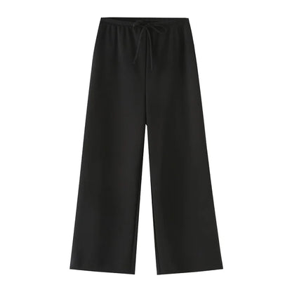 HXAO femmes deux pièces ensemble Texture pantalon ensembles sans manches gilet haut et bas ensemble femmes été Baggy pantalon ensemble 2 pièces ensembles décontractés