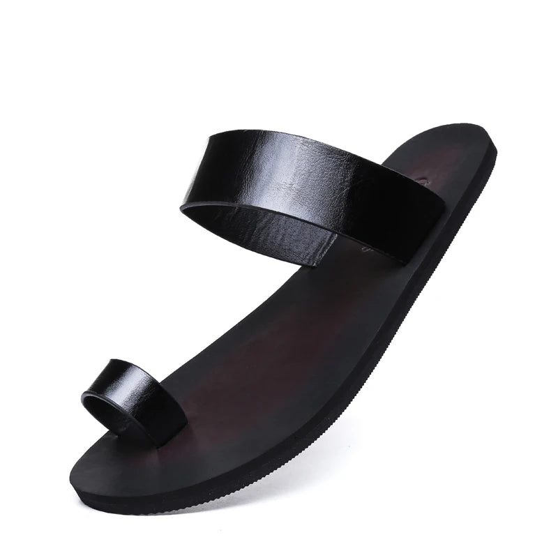 Mocassins respirants pour hommes, sandales d'été, chaussures classiques, confortables, décontractées, pantoufles solides, zones de mocassins d'affaires