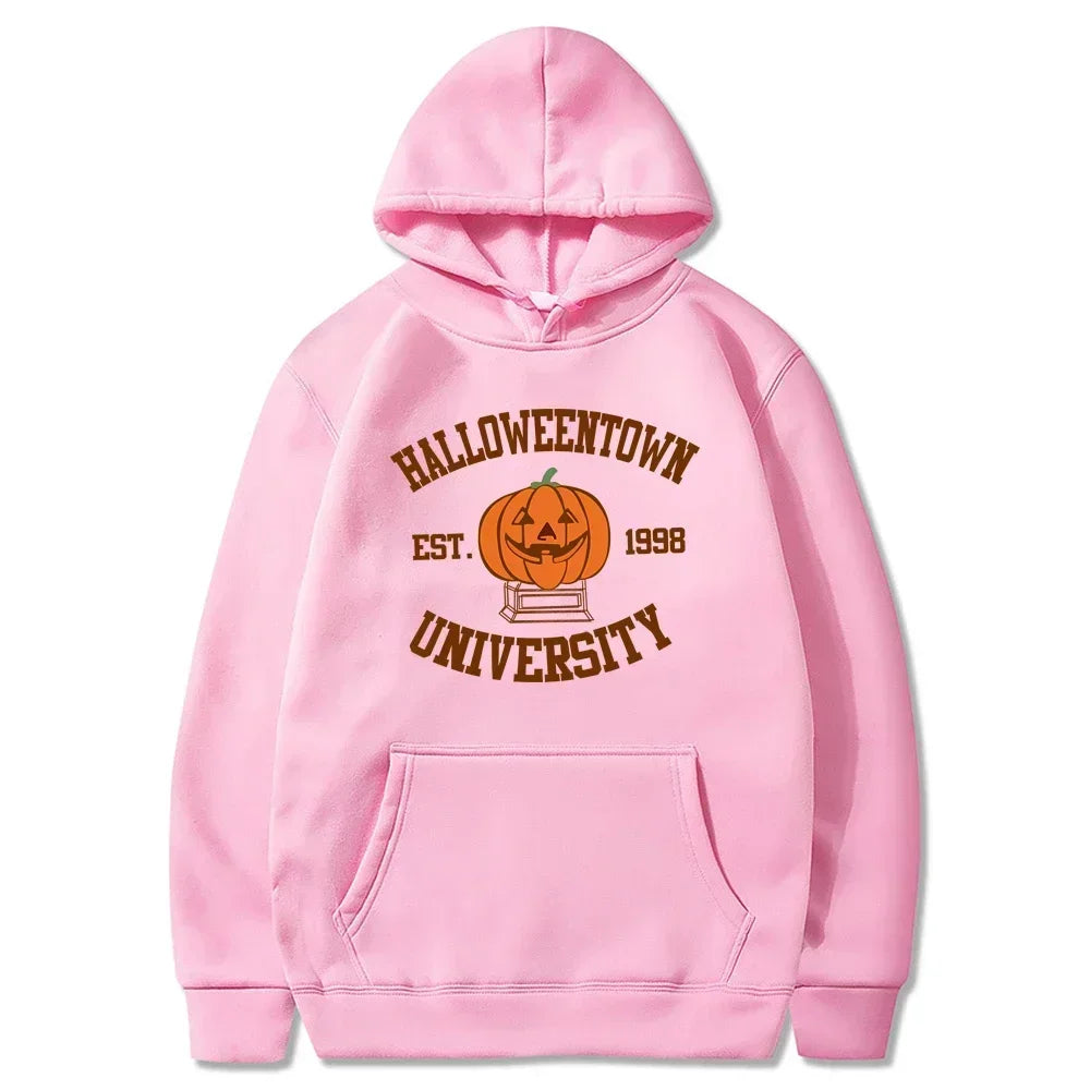 Halloweentown sweat à capuche Est 1998 imprimé pull Vintage Halloween ville automne hiver femme à la mode Halloween fête sweats à capuche