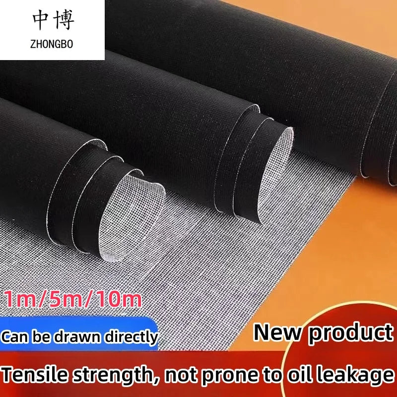 Toile de peinture à l'huile noire professionnelle, 1m/5m, pour peinture à l'huile, Pigments acryliques et fournitures artistiques, création artistique