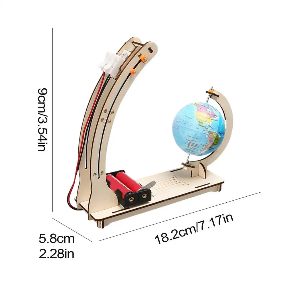 Kits de modèles scientifiques, modèle Satellite, modèle de fusée, jouet d'assemblage, ensemble de fabrication de modèles Satellite en bois pour fille et garçon