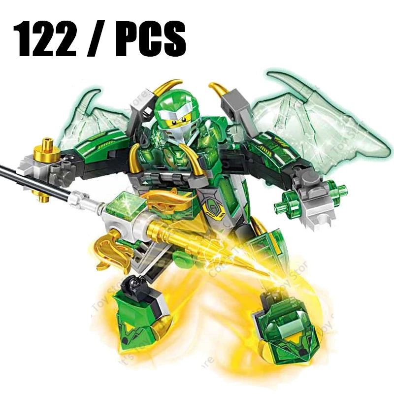 Nouveau Ninja Legacy Kai Jay Zane Lloyd moteur moto blocs de construction briques Mech Robot classique film modèle jouets pour enfants cadeaux