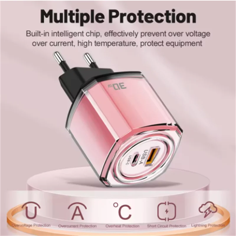 30W chargeur de charge rapide USB 3.0