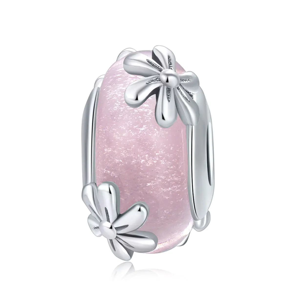 100% argent Sterling 925 véritable 10 couleurs breloque coeurs radieux en cristal pour Bracelet