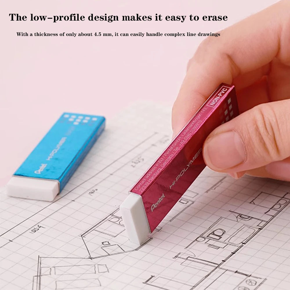 Pentel-Gomme fine pour croquis en surbrillance, dessin, modification de caricmotative, EZEE02, 4.5mm, fournitures d'art, papeterie, japon