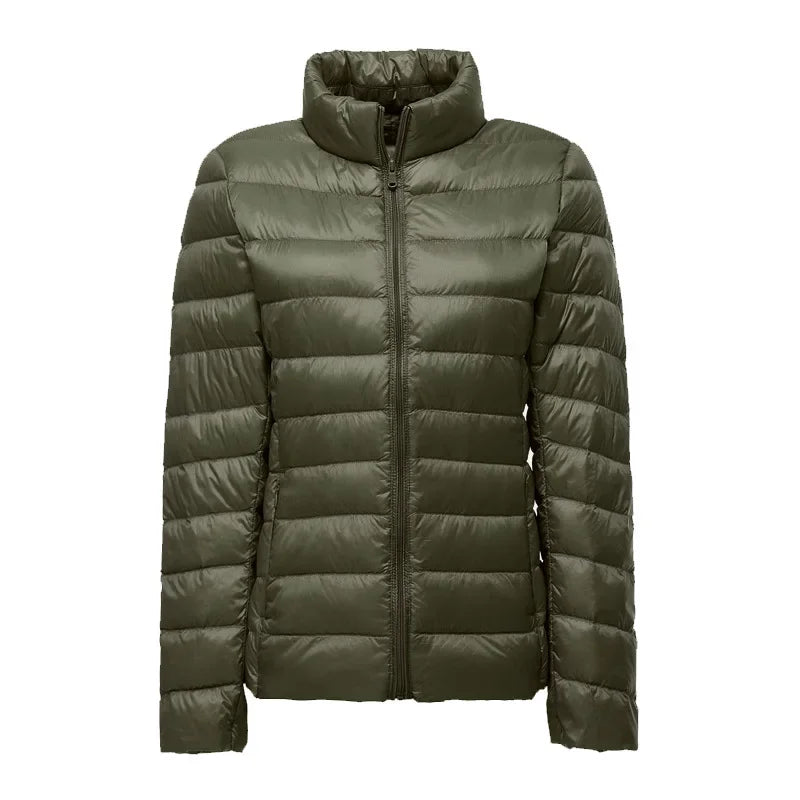 2025 nouveau UZZDSS automne femmes ultraléger mince doudoune 90% duvet de canard blanc vestes à capuche manteaux costume vestes WYRF 1051968