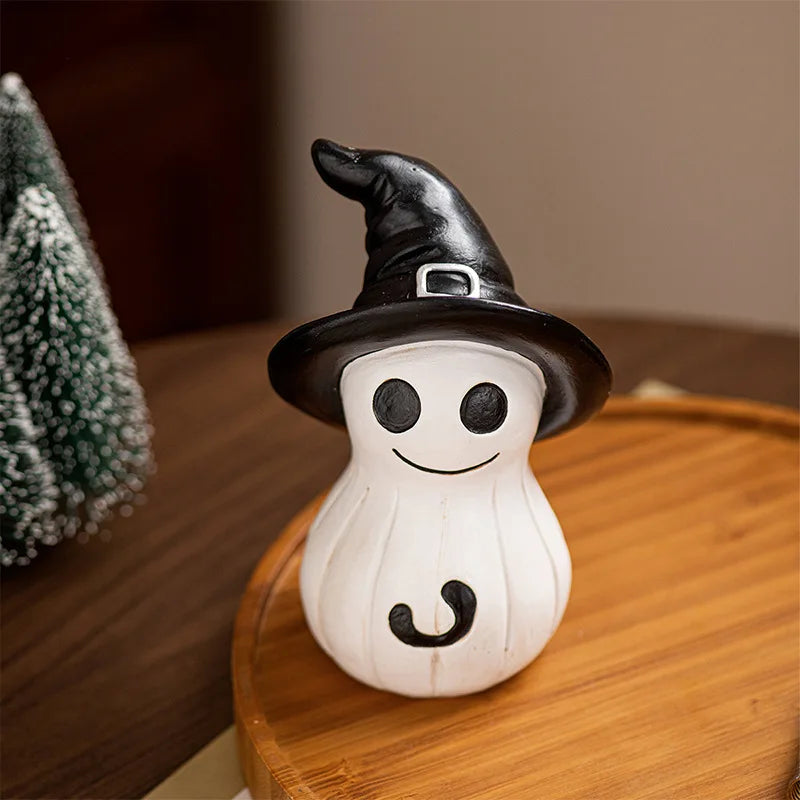 Accessoires de décoration de bureau pour Halloween, création effrayante, ornements en résine, Style mignon, assistant souriant, artisanat, décoration de Festival
