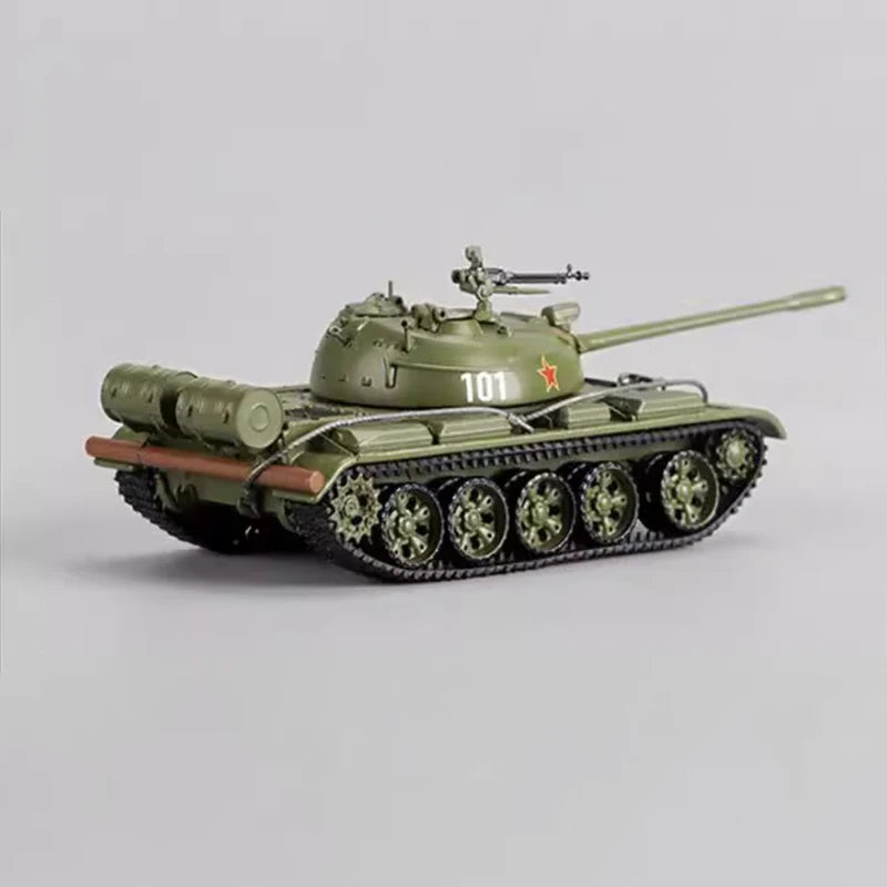 Perka T-54A T54A T54, échelle 1:64, Version chinoise, Type 59, Station principale, réservoir blindé, véhicule de défilé, modèle de Simulation, cadeau de collection