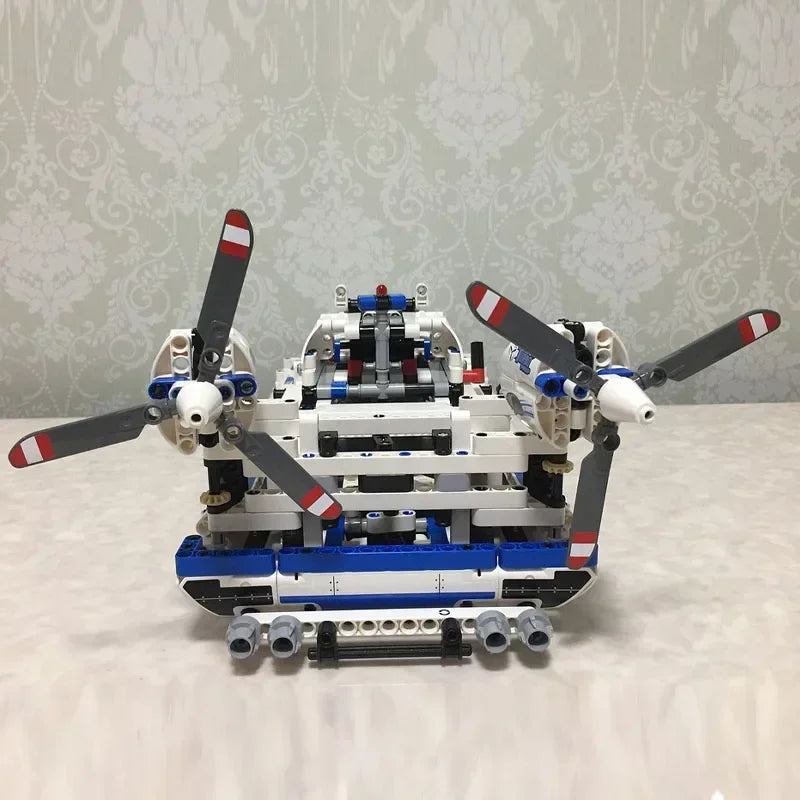 2014 Même 42025 Blocs de construction de modèle d'avion de transporteur de marchandises, blocs de construction épuisés Avion de transporteur Cadeaux de Noël