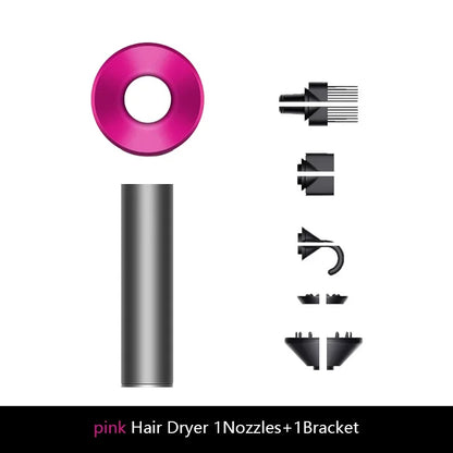 Sèche-cheveux ionique professionnel avec technologie anionaire, air chaud et froid, outil de coiffure léger 5 en 1 pour des éruptions faciles, séchage rapide