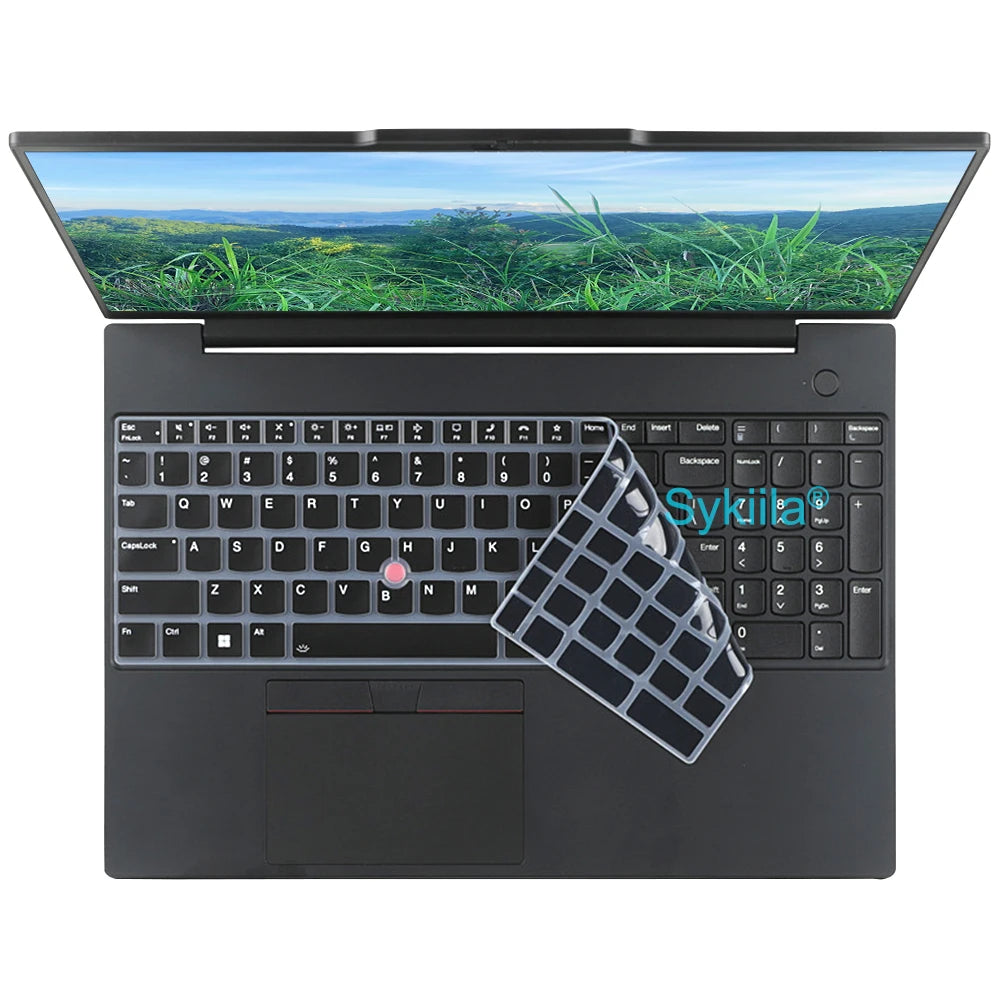 Housse de clavier pour Lenovo ThinkPad 15 T15 E15 L15 P15 P15s P15v T15g T15p P1 Gen 4 3 2, étui de protection en Silicone 15.6
