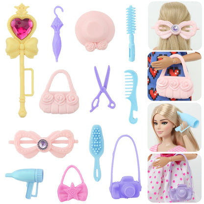 Mélanger des meubles de poupée mignons, cintres pour jouets, TV, canapé, chaussures, accessoires pour maison de poupée, jouets pour bébé, DIY, 1/6