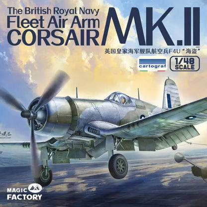 Bras d'air de la flotte de la marine royale britannique, échelle 5004 1/48, Kit de modèle d'avion Corsair Mk.II, modèle d'usine magique