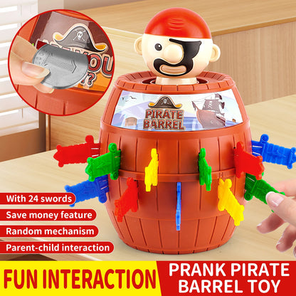 Seau Pirate de bureau, jouet interactif créatif Parent-enfant pour enfants âgés de 3 ans et plus