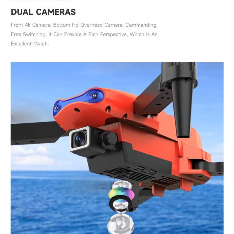 E99 K3 Pro 4k Drone HD caméra grand Angle Mode de maintien élevé pliable Mini Dron WIFI photographie aérienne RC quadrirotor jouets hélicoptère