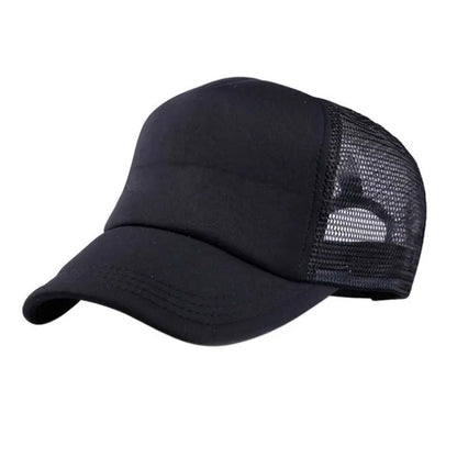 Casquettes décontractées pour enfants garçons et filles casquette de baseball enfants casquettes de soleil respirant demi-maille toutes saisons unisexe réglable chapeau de camionneur