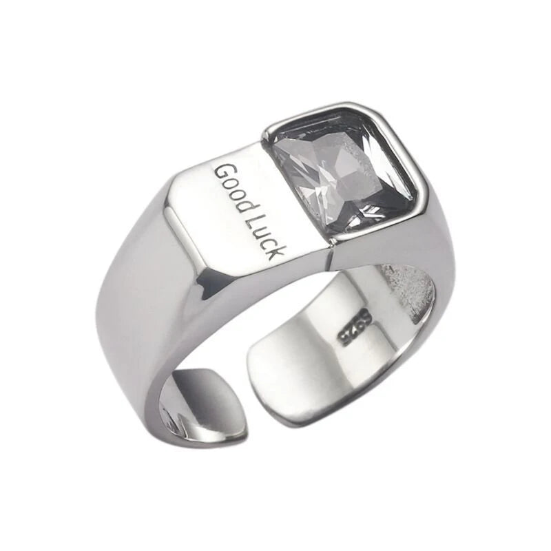 FOXANRY bague argent Sterling étincelant Zircon