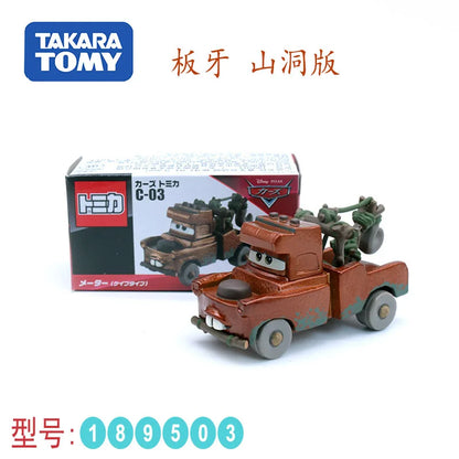 Tomy Tomica-Modèle de véhicule édition spéciale pour garçons, jouets moulés sous pression, voiture Tokyo, McQueen, Mater, Finn, McMissile, cadeau de collection, 1/64