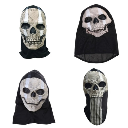 Masque crâne d'Halloween, fantôme d'horreur, décoration fête nouvel an, vacances