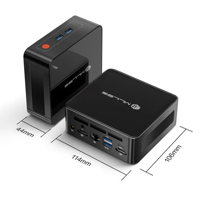 MLLSE G1 Pro Mini PC AMD Ryzen7 5700U DDR4 16GB RAM 512GB SSD WiFi6 BT5.2 Windows 11 Pro Mini ordinateur de bureau travail de jeu