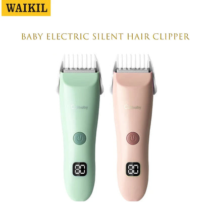 WAIKCanon-Tondeuse à cheveux électrique silencieuse pour bébé