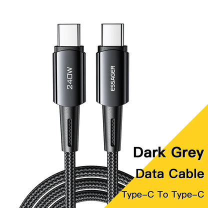 câble USB 6A pour Xiaomi 12Pro Redmi K50 Note 11Pro Black Shark 5Pro