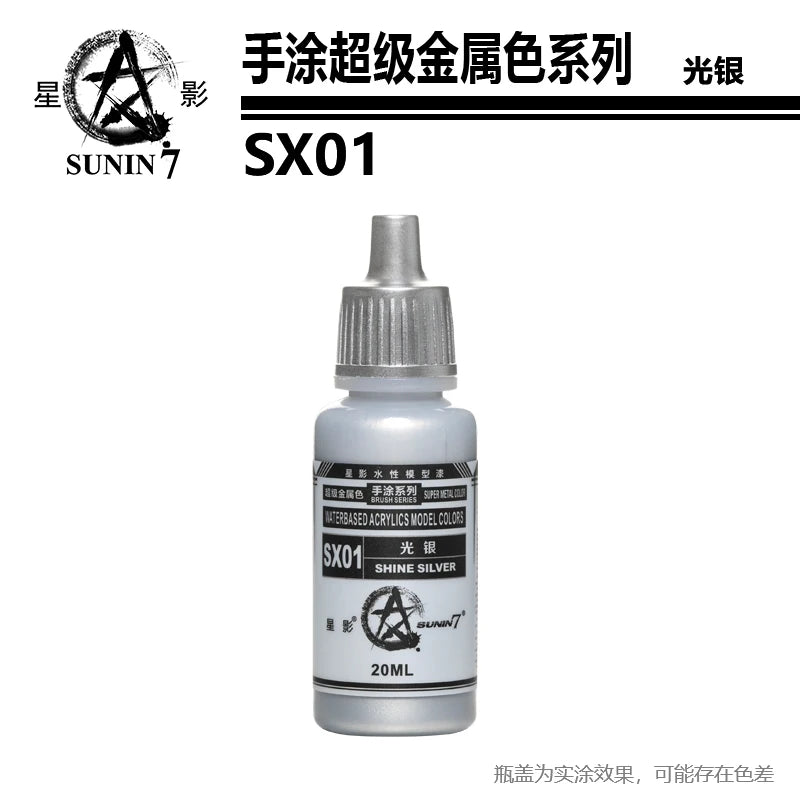 Pigment de peinture de document métallique, affaires militaires, jouets en argile faits à la main, modèle de revêtement à la main, coloration stylo SX01-SX024 revêtement Staline