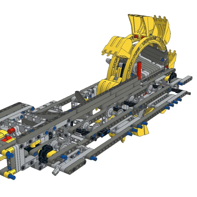 MOC-24566 nouveau 42055 Slick seau roue pelle grue modèle 3944 pièces bloc de construction jouets enfants jouets garçon cadeaux de noël