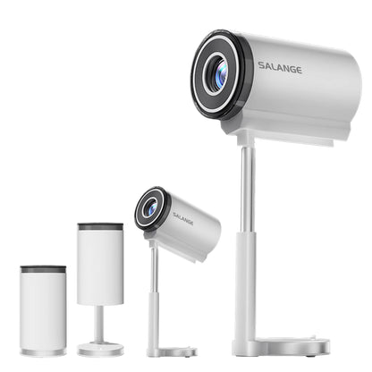 Salange X5 projecteur intelligent 1080P Android13 Wifi Support 4K faible bruit Portable Support caché projecteur pour maison chambre extérieur