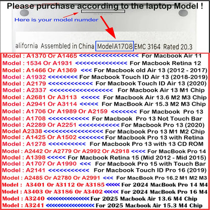 Étui pour ordinateur portable pour Macbook Air