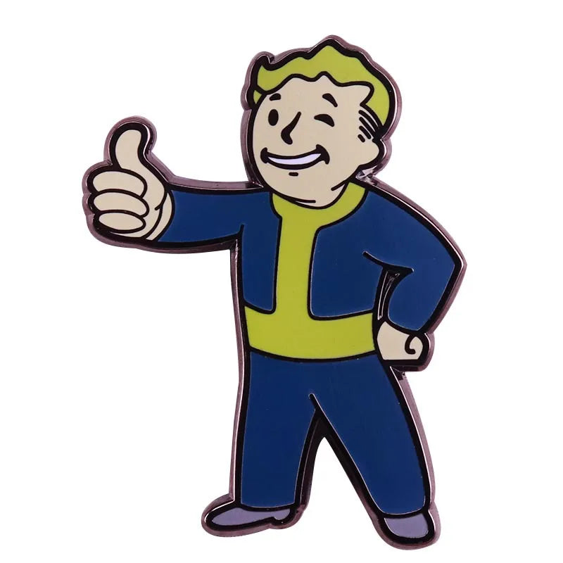 Épingles en émail dur de collection de jeux créatifs, broche d'insigne d'anime pour garçons, sac à dos,