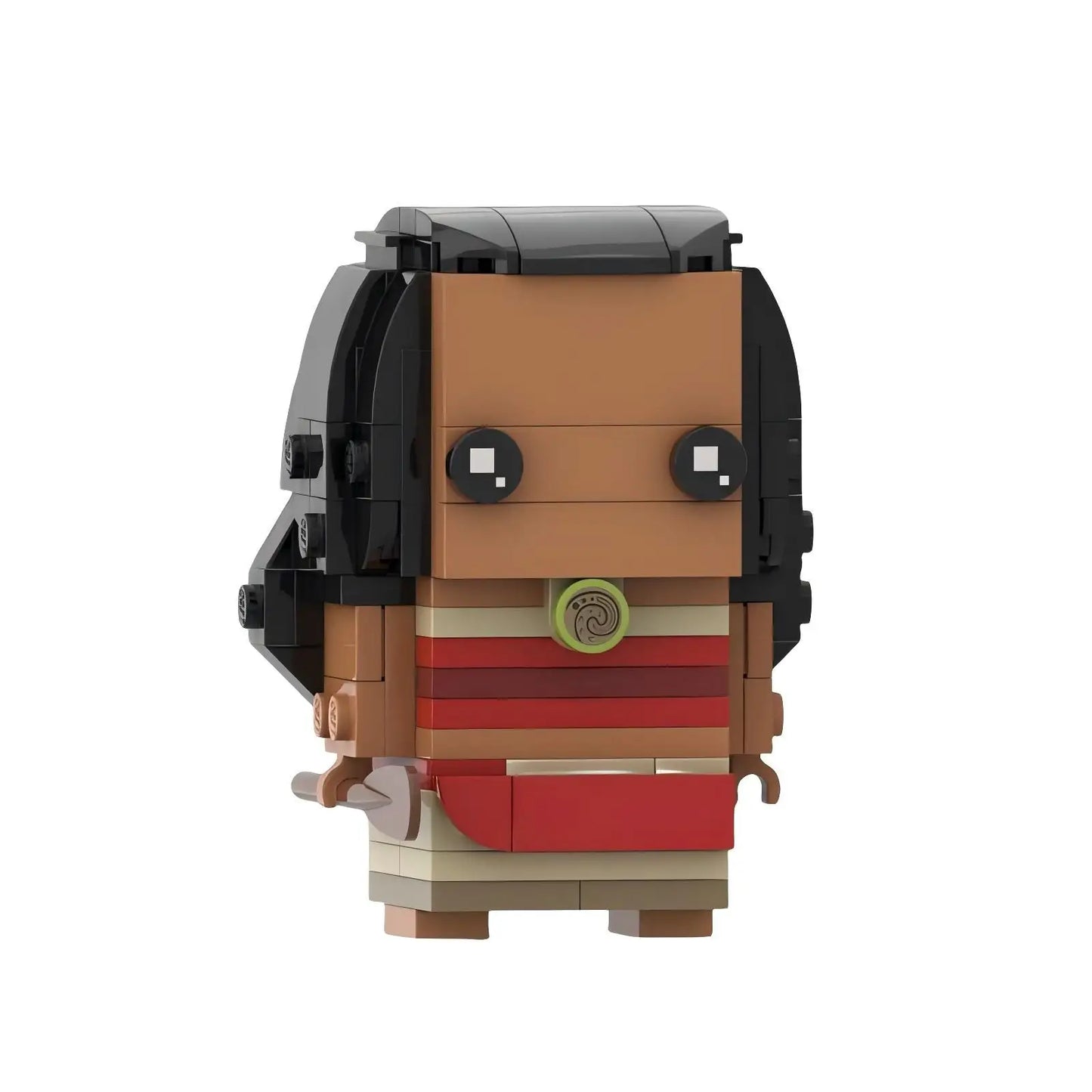 Série d'anime océan merveilleux destin personnage de dessin animé blocs de construction MOC cochon et poulet assemblage modèle Puzzle jouet cadeau d'anniversaire