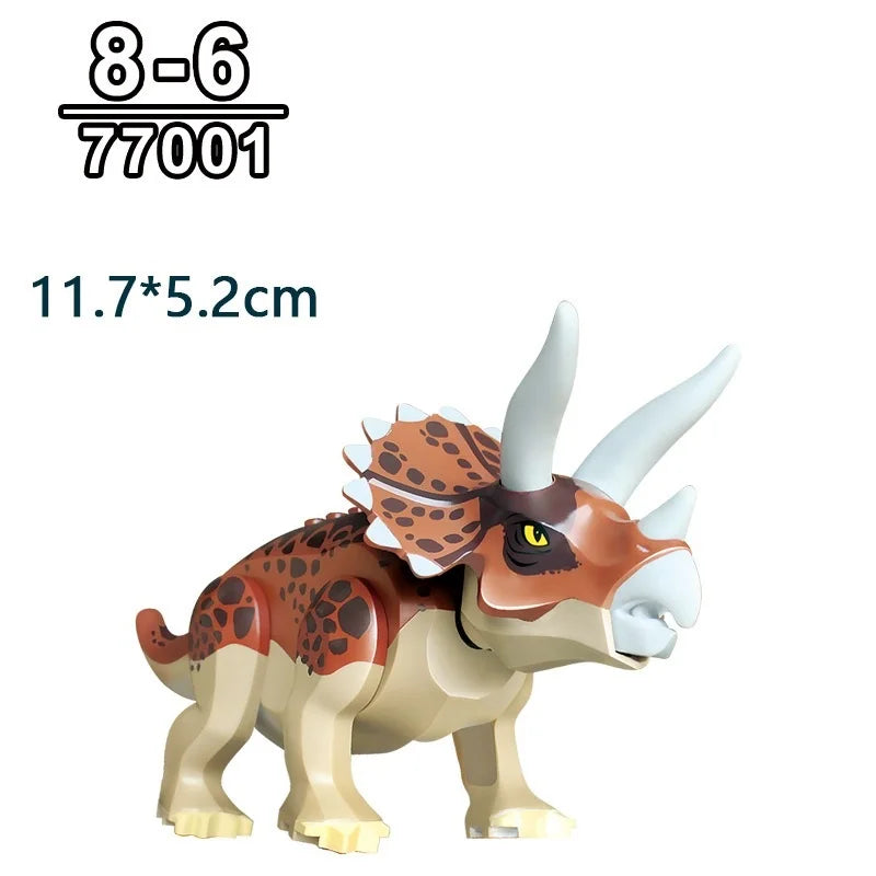 Mini bloc de construction jouet dinosaure jurassique Puzzle Animal tyrannosaure Rex ptérosaure bloc de construction jouet cadeau pour enfants