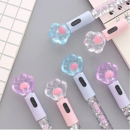 stylo sables mouvants stylo paillettes lumières stylo Gel lumineux