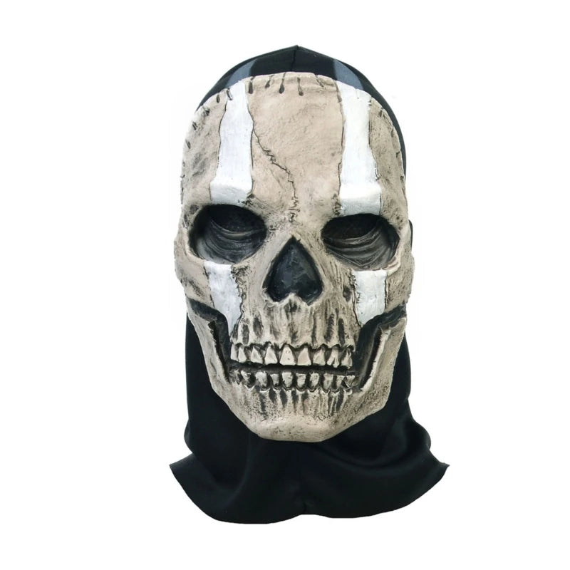 Masque crâne d'Halloween, fantôme d'horreur, décoration fête nouvel an, vacances