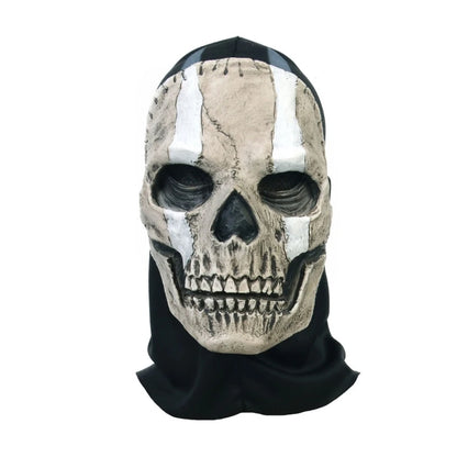 Masque crâne d'Halloween, fantôme d'horreur, décoration fête nouvel an, vacances