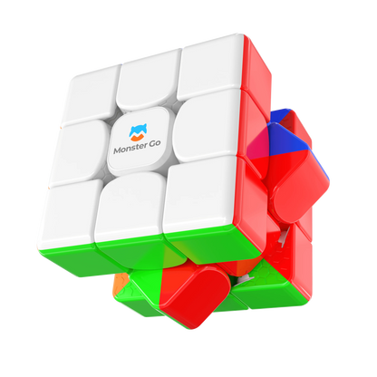 Cube de vitesse magique magnétique sans autocollant, jouets professionnels, GAN Monster Go, 352M, MG352, 3Bery, M, EDU, V3M