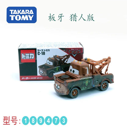 Tomy Tomica-Modèle de véhicule édition spéciale pour garçons, jouets moulés sous pression, voiture Tokyo, McQueen, Mater, Finn, McMissile, cadeau de collection, 1/64