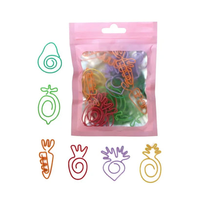 30 pièces Kawaii papier Clips signet papeterie Scrapbook Gadget fournitures scolaires bureau mignon bureau Orgainzer accessoires