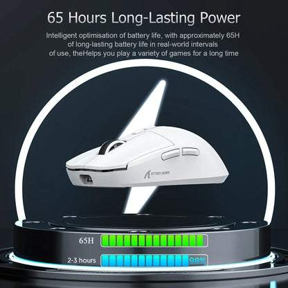 Souris ATTACK SHARK X6, connexion tri-mode Bluetooth