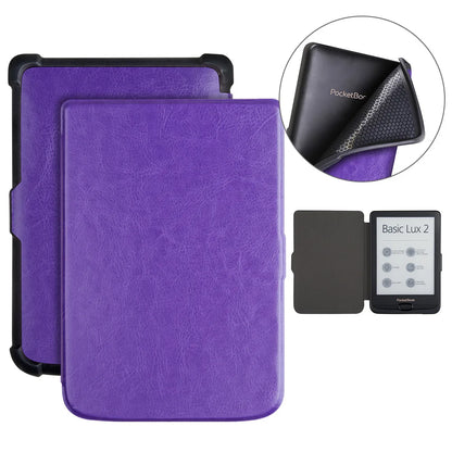 Étui en cuir pour Pocketbook Touch Lux 5 4 HD