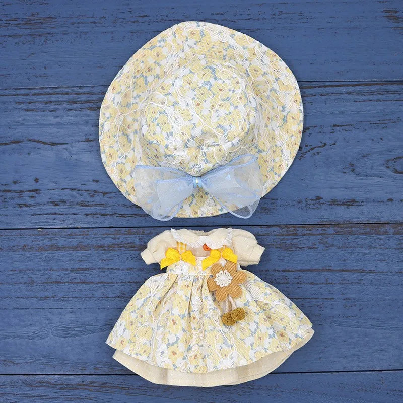 Vêtements kimono de poupée Blyth faits à la main, vêtements de poupée Blyth OB22 24, oreilles de lapin, robe de princesse pour Ymy Licca Azones Ob24 Ob27 Fr