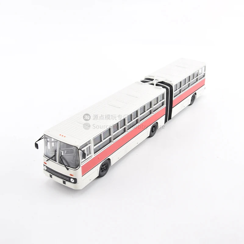 Bus hongrois vintage en métal moulé sous pression, modèle Ikarus 280, rouge et blanc, URSS d'origine, échelle 1:43, nouveau, 900513