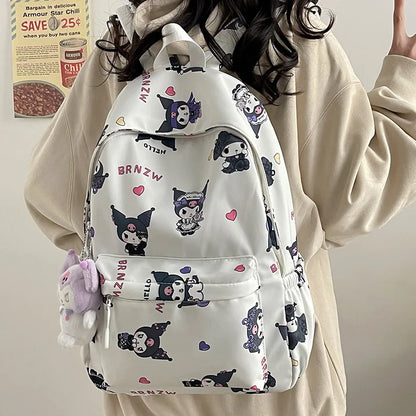 Kawaii Sanrio Hello Kitty dessin animé sac à dos