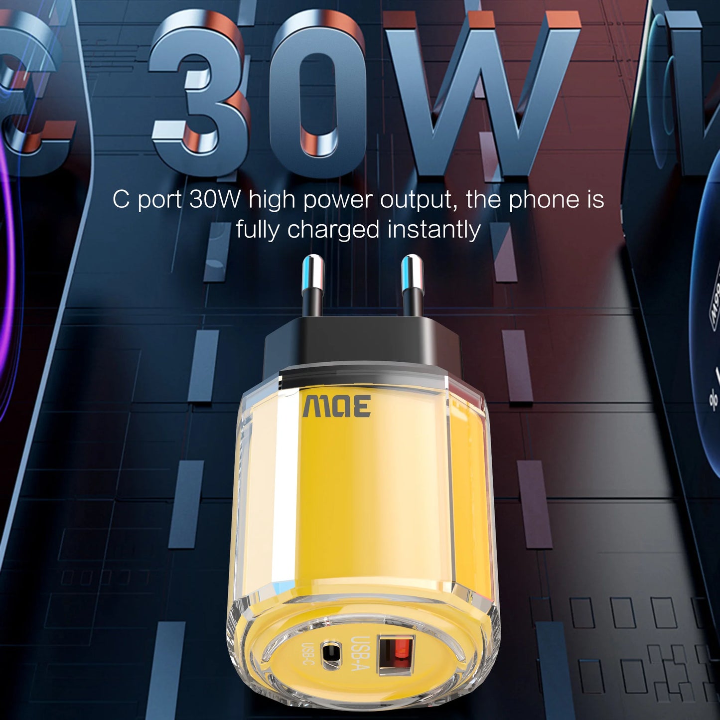 30W chargeur de charge rapide USB 3.0