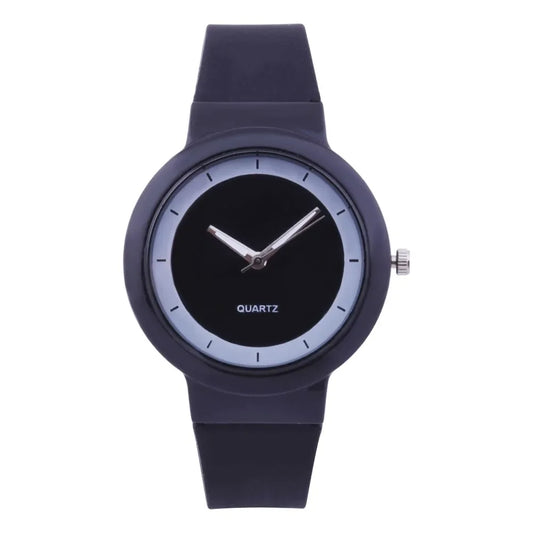 Montre-bracelet à quartz analogique pour femme, montres blanches, bracelet en silicone,