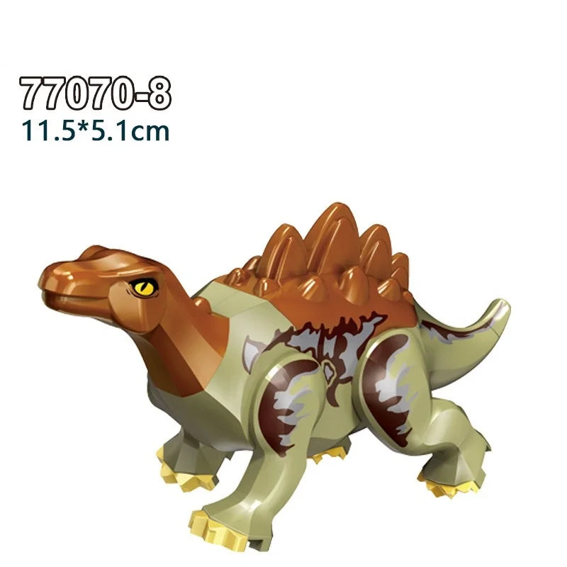 Mini bloc de construction jouet dinosaure jurassique Puzzle Animal tyrannosaure Rex ptérosaure bloc de construction jouet cadeau pour enfants